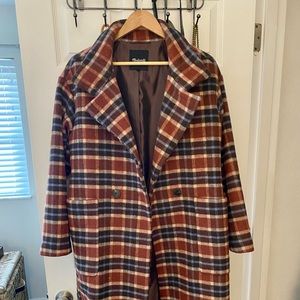 Madewell Plaid Coat